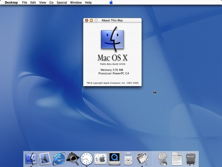 3月24日　「Mac OS X」リリース：2001年